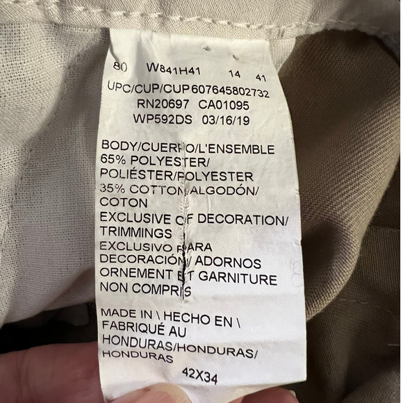 Dickies Men's Relaxed Straight Cargo Pants Size 42x34 in Tan - Picture 6 of 6